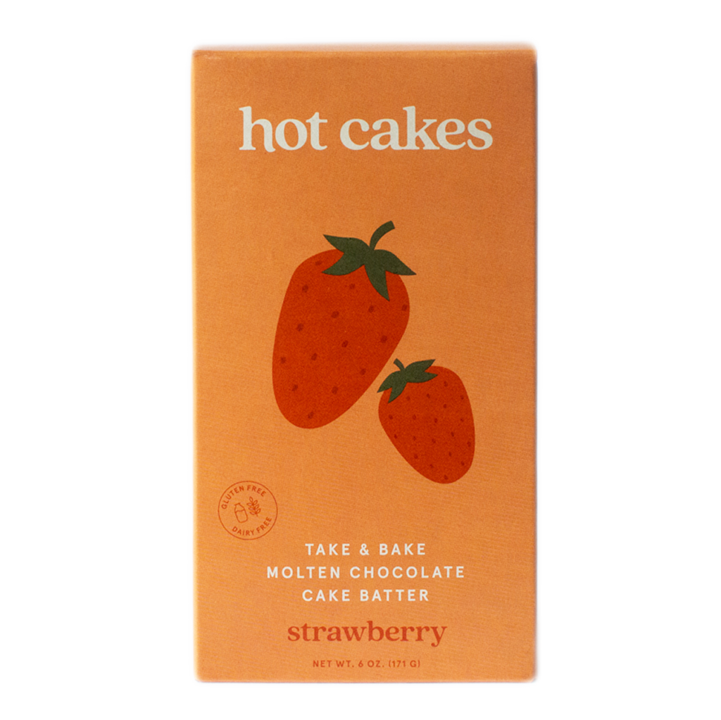 Hot Cakes Strawberry Molten Chocolate Cake