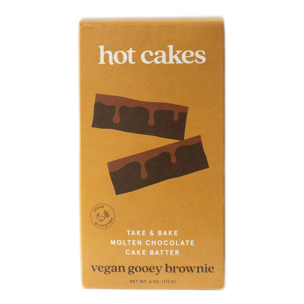 Hot Cakes Vegan Gooey Brownie Molten Chocolate Cake